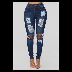 Fashion Nova Say Yes to Distressed Jeans